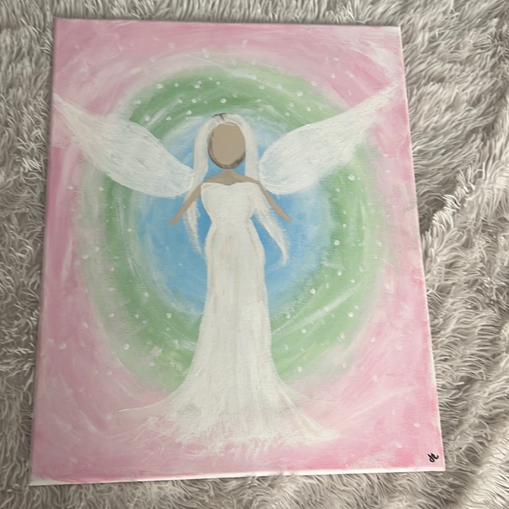“Angel Face” painting